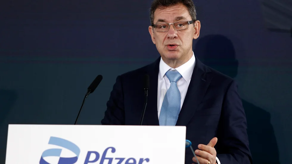 Pfizer vd Albert Bourla. Arkivbild.