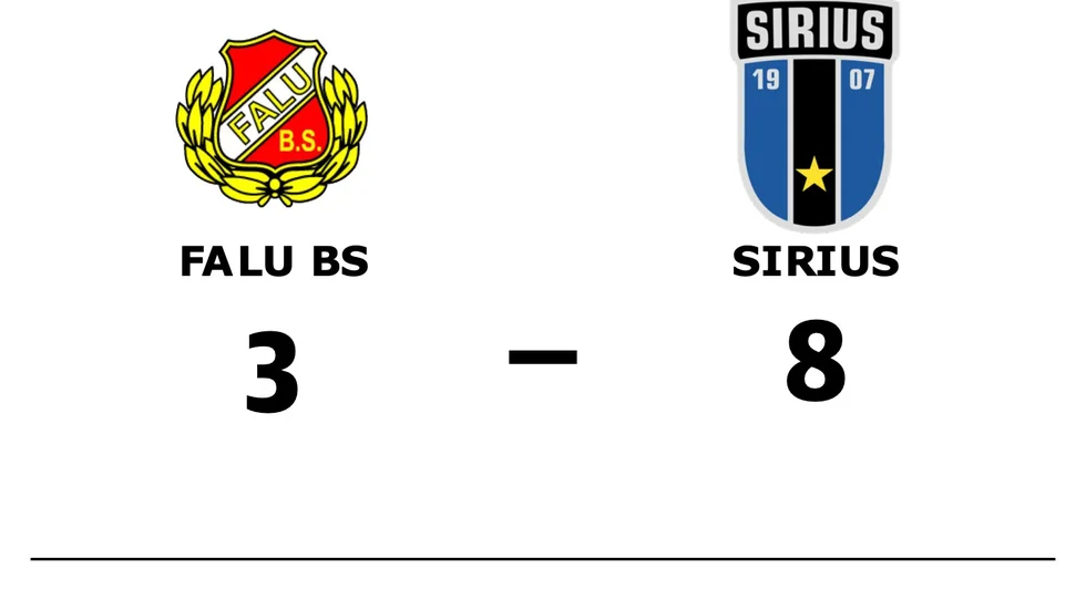 Falu BS förlorade mot IK Sirius