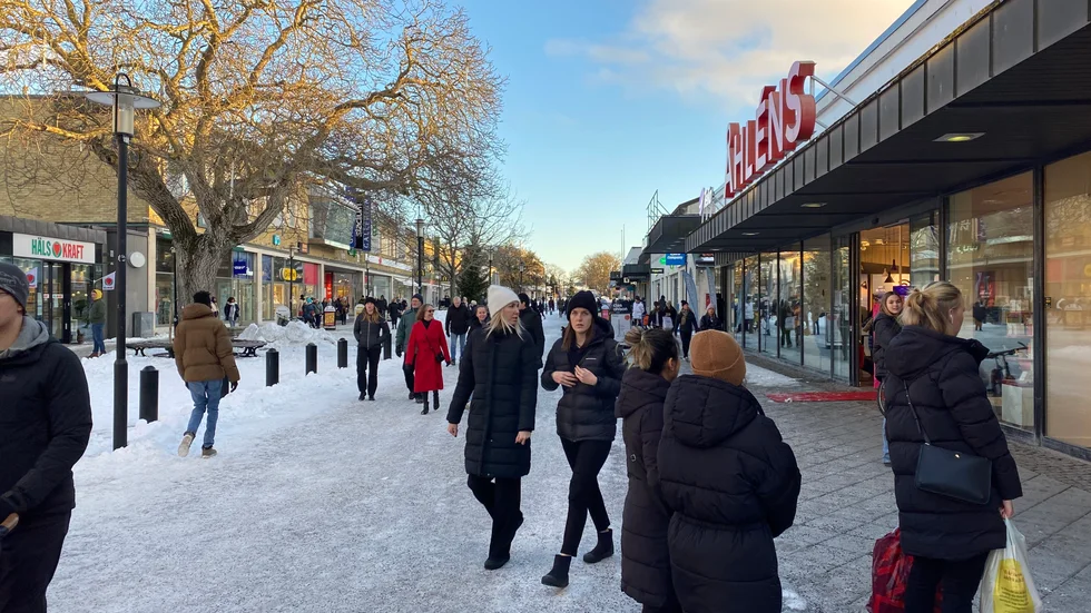 Mellandagsrean är inledd men det har inte blivit någon anstormning till butikerna.