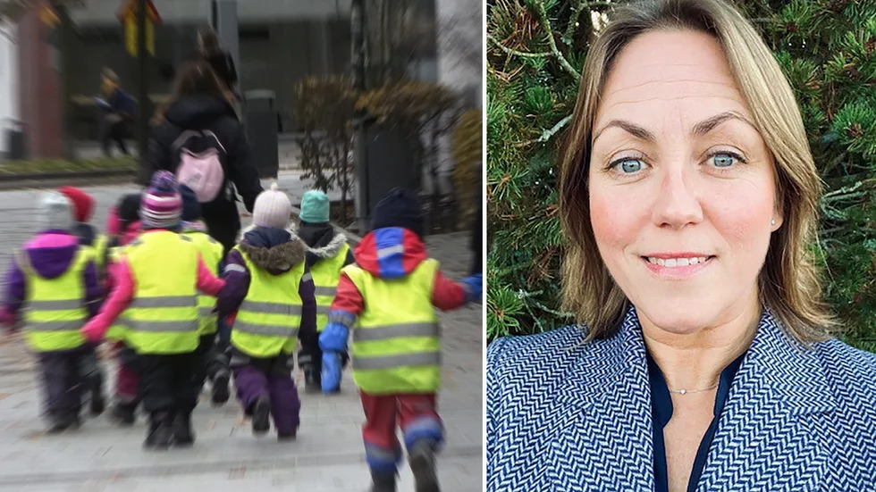 "Målsättningen är att alla medarbetare i förskolan ska ha en pedagogisk utbildning", säger Emma Sandin, tillförordnad skolchef för kommunala förskolan i Eskilstuna.
