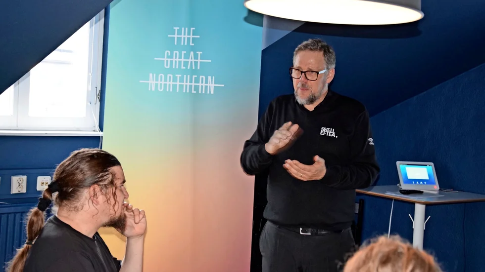 Mot miljarden. Näringslivschefen Bengt Ivansson berättade på torsdagsmorgonen att turismen i Skellefteå håller på att bli en miljardindustri i samband med morgonmötet i Stockholm. Foto: Lars Andersson.