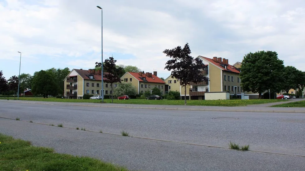 På den här ytan vill Ramunderstaden bygga ett hus med cirka 20 lägenheter.