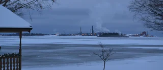 Truck fattade eld i Skelleftehamn