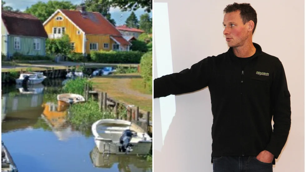 Roger Altgenug visade bilder och berättade om den nya småstad med 1000 bostäder som de vill bygga på St Eriks före detta tomt utmed Mälaren. Tv exempel på ungefär hur stor en kanal skulle kunna bli.