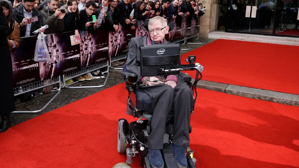 Stephen Hawking somnade in i mitten av mars 2018. 