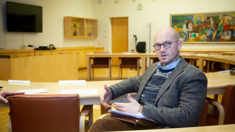 "Det var jag som bestämde mig för att avsluta uppdraget", säger tidigare socialchefen Fredrik Sjömark som är nöjd med uppgörelsen som gav honom sex månaders arbetsbefrielse med lön. (Arkivbild)