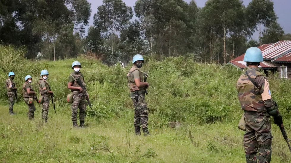 FN-soldater i Kongo-Kinshasa. Arkivbild.