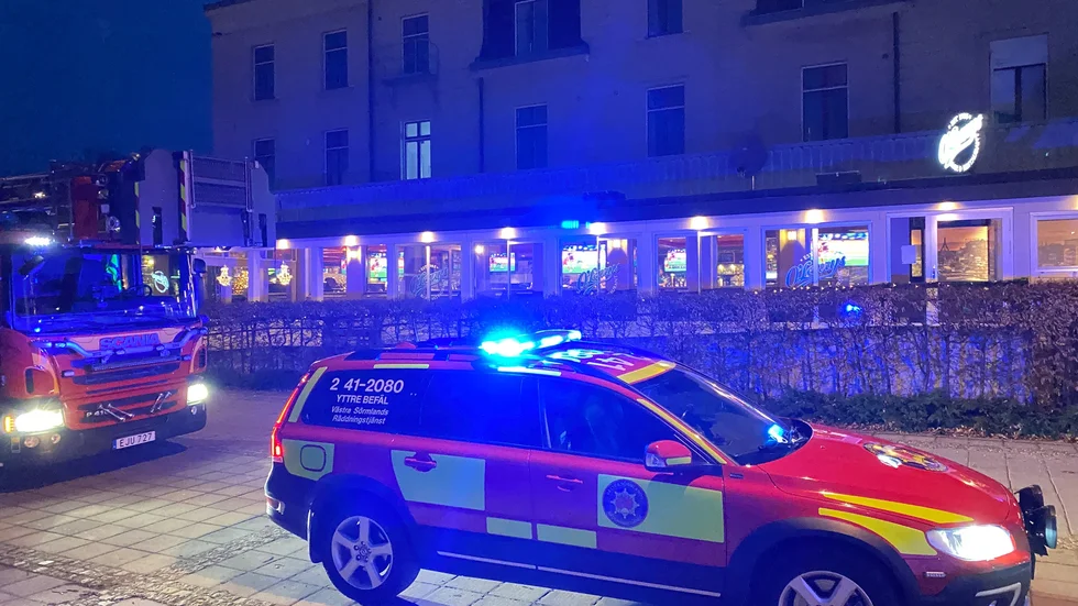 Räddningstjänsten larmades till O´Learys under lördagseftermiddagen.