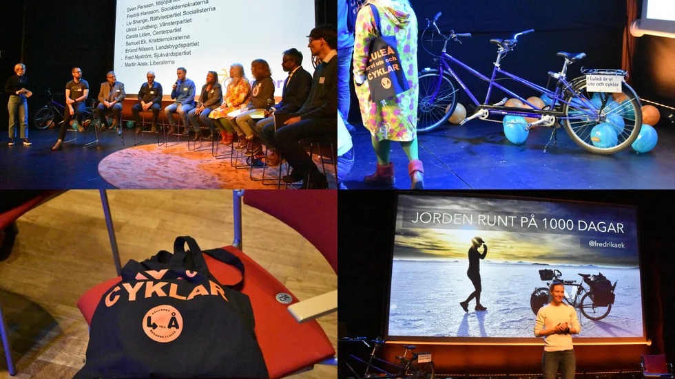 Cykelforum i Luleå under lördagen.
