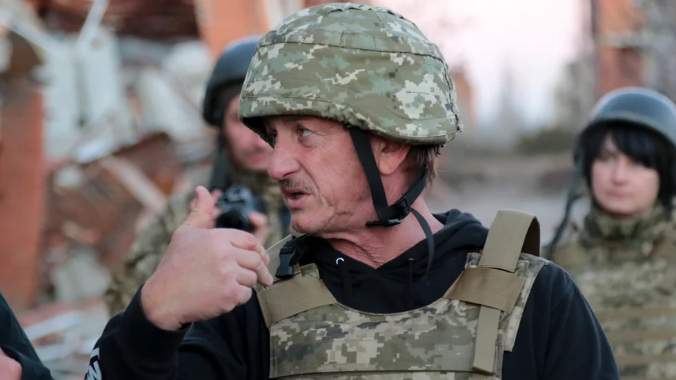 Hollywoodskådespelaren och producenten Sean Penn har åkt till Ukraina för att spela in en dokumentärfilm. Arkivbild.