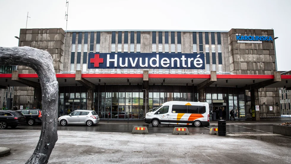 Karolinska universitetssjukhuset i Huddinge. Arkivbild.