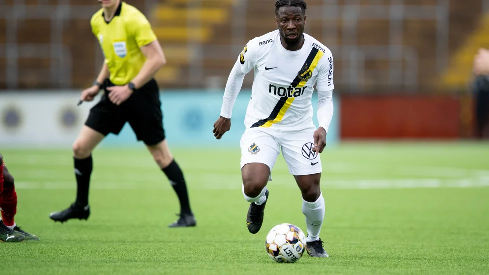Ebenezer Ofori lämnar AIK. Arkivbild.