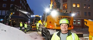 Mildväder påskyndar arbetet med Drottninggatan – här påbörjas nya etappen: "Plusgrader underlättar"