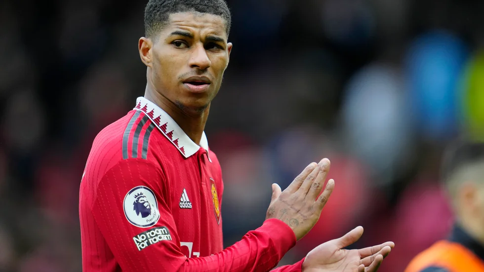 Manchester Uniteds Marcus Rashford. Arkivbild.
