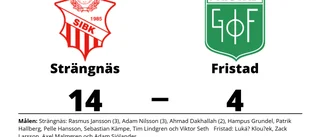 Målfest när Strängnäs krossade Fristad