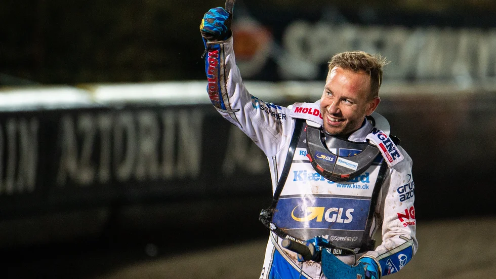 Nicki Pedersen har vunnit många tävlingar i sin långa karriär, som exempelvis Målillas GP 2018 där denna bild är tagen, och blivit världsmästare tre gånger.