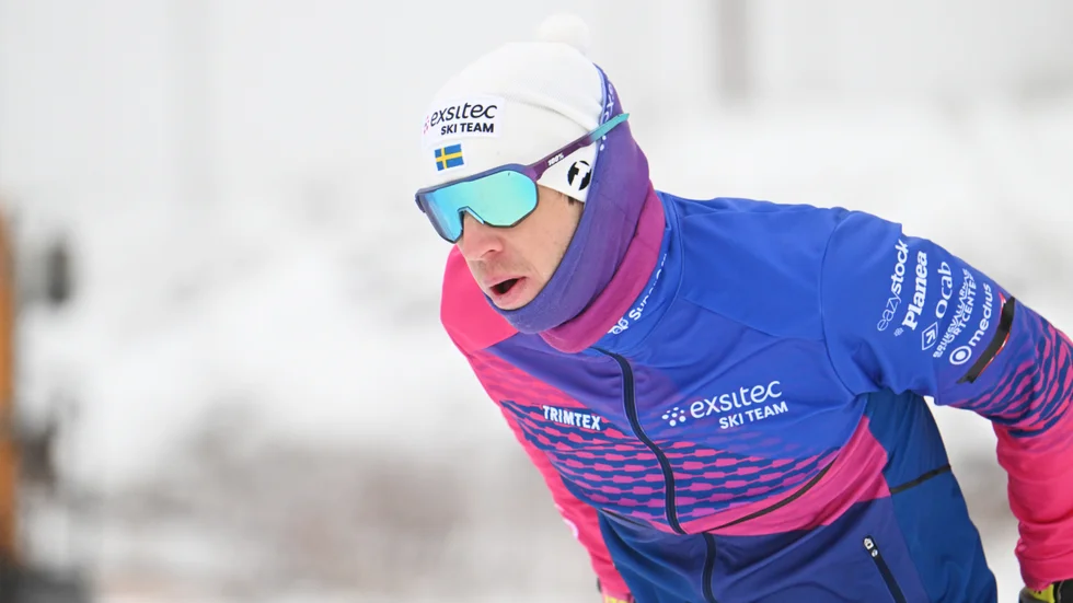 Klas Nilsson var väldigt nöjd efter loppet i Val Venostia, Italien.