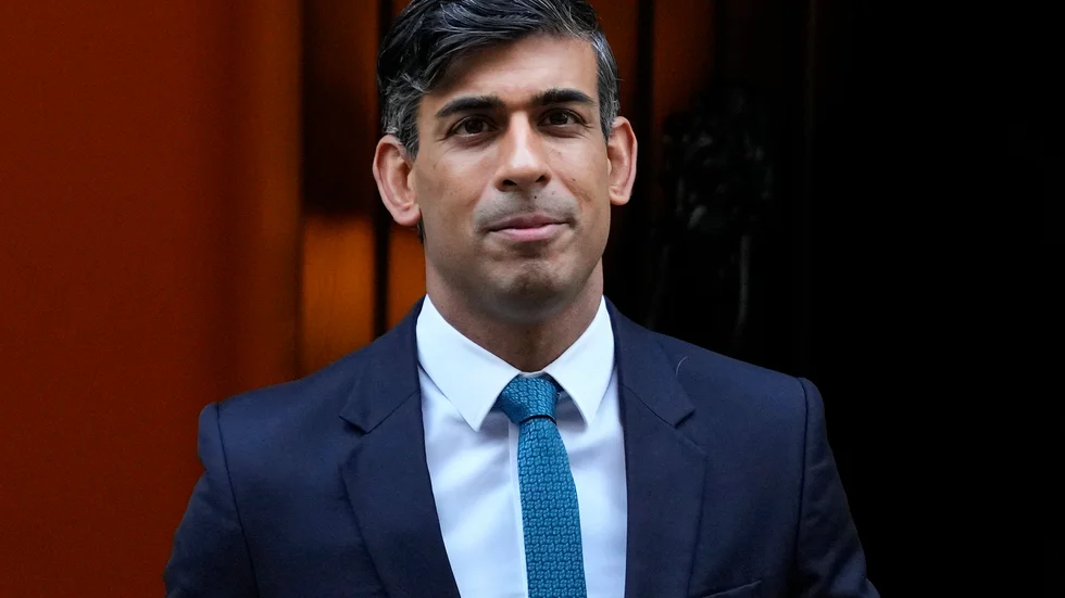 Storbritanniens konservative premiärminister Rishi Sunak får skäll av popstjärnan The Blessed Madonna. Arkivbild.