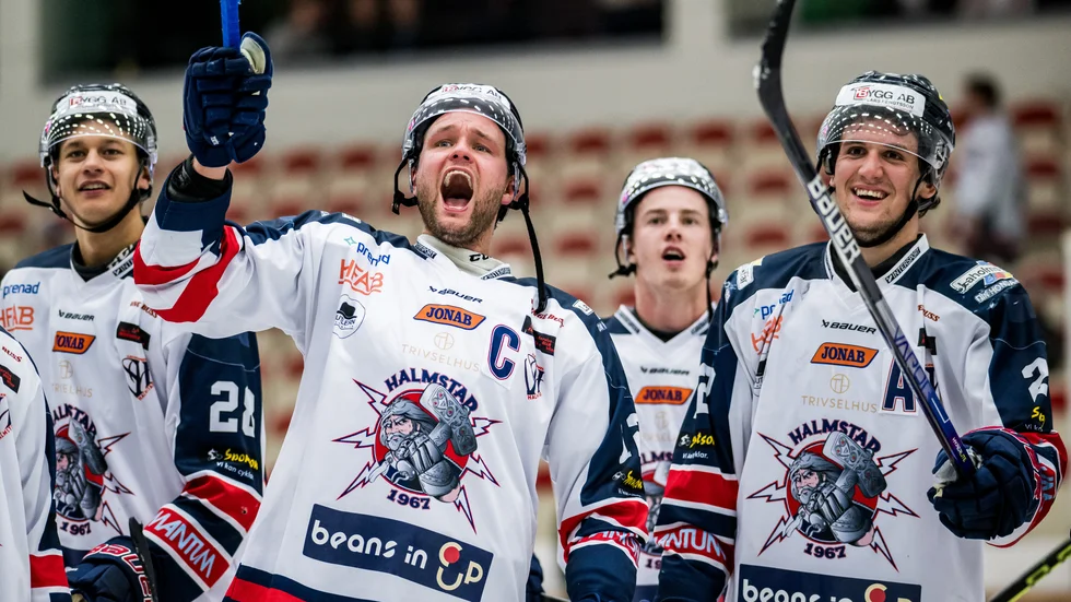 Robin Dahses Halmstad har en stark säsong bakom sig och ligger tvåa i Allettan inför de tre avslutande omgångarna. 
