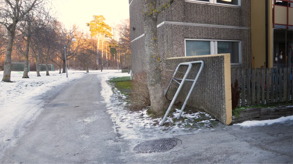 Foto från bostadsområdet Stäven på Gråbo i Visby. Ett område som såldes av Gotlandshem och numera ägs av Klarabo.