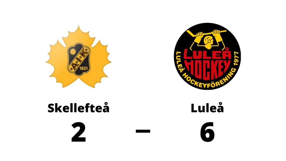 Skellefteå AIK förlorade mot Luleå HF