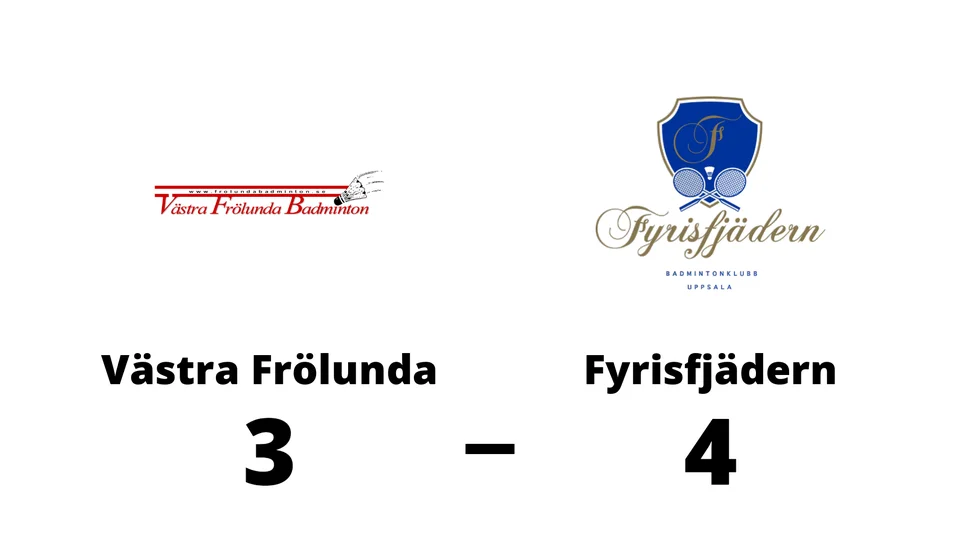 Västra Frölunda BK förlorade mot Fyrisfjädern