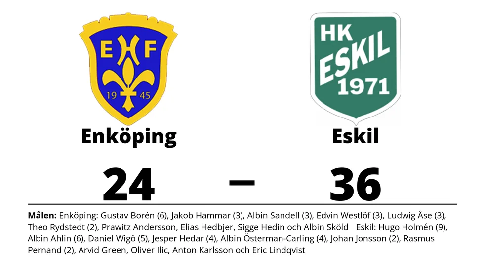 Enköpings HS förlorade mot HK Eskil