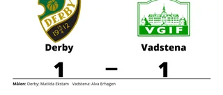 Vadstena kryssade på bortaplan mot Derby