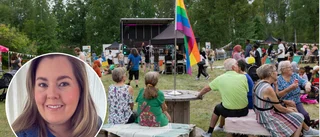 Rapparen Macky till Lyckliga gatornas gatufest på Norr