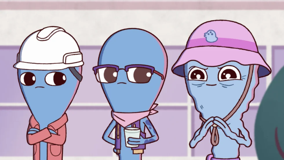 Den animerade vuxenserien "Strange planet" . Pressbild.