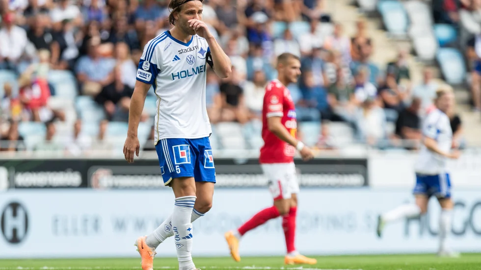 Så här har det sett ut en tid nu för "Pekings" anfallsstjärna Christoffer Nyman. Med fem mål toppar han ändå interna skytteligan tillsammans med Arnór Traustason, som i senaste matchen mot Hammarby gick upp jämsides med "Totte" i den statistiken.