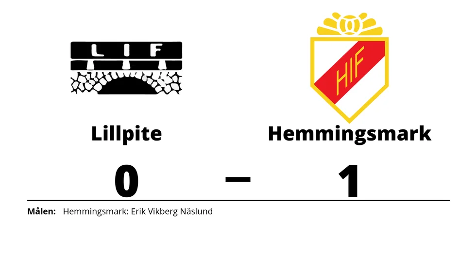 Lillpite IF förlorade mot Hemmingsmarks IF