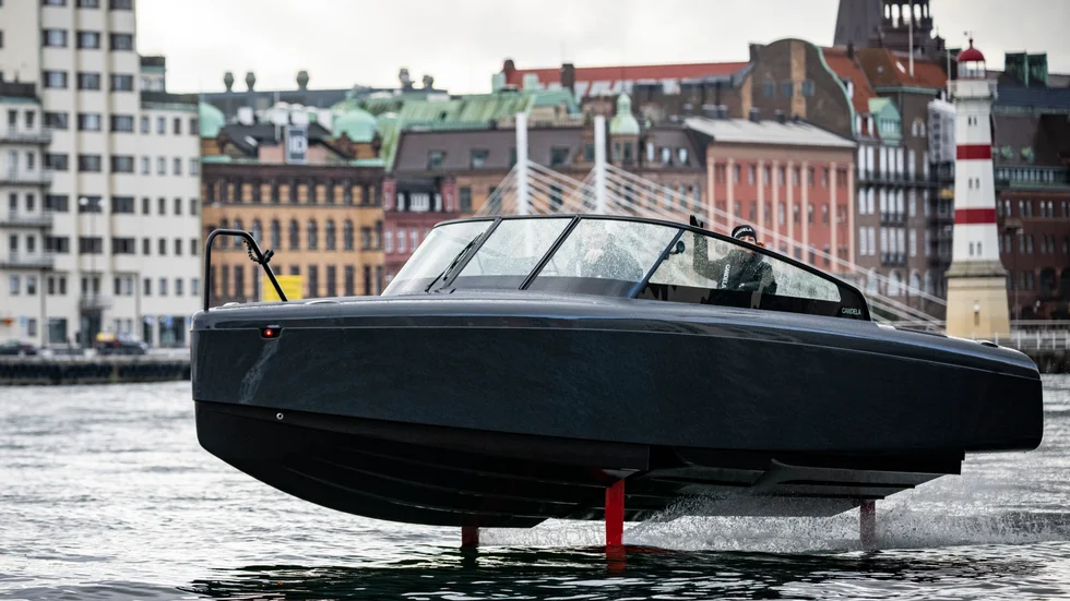 En båttur mot annan världsdel? Elbåtstillverkaren Candela är ett av flera svenska företag som siktar på expansion i USA. Stödpaketet IRA, som sjösattes tidigare i år, är en viktig komponent i strategin. Arkivbild.