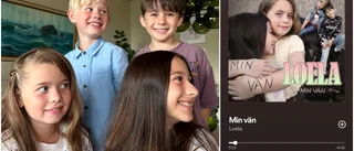 Nyskriven låt om vänskap insjungen av vänner