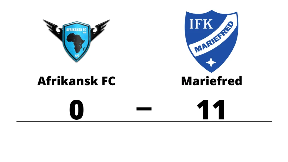 Afrikansk FC förlorade mot IFK Mariefred