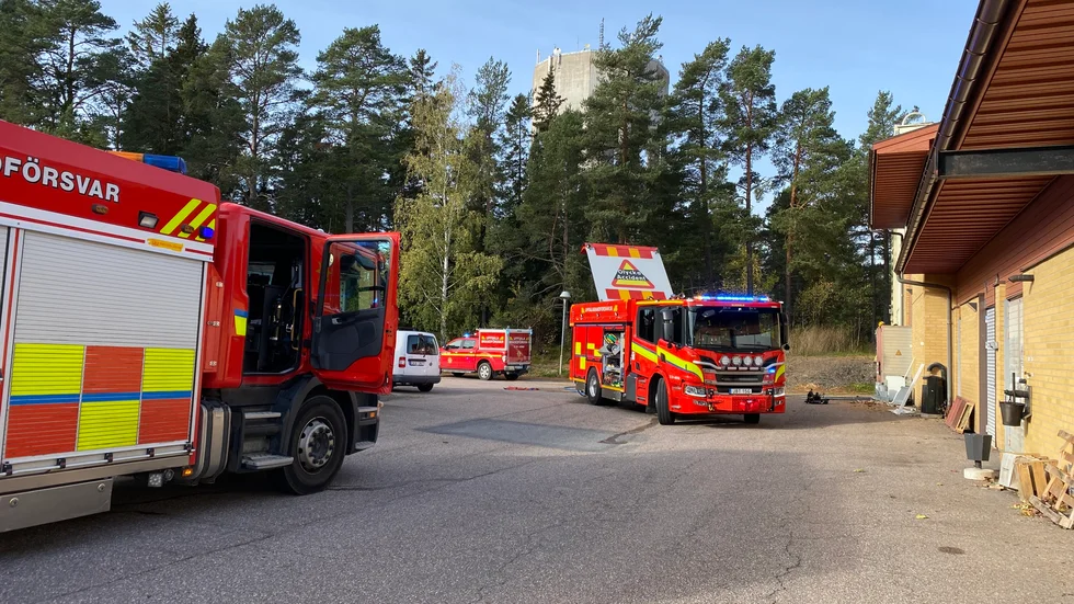 På tisdagen startade en brand på vårdcentralen i Östhammar.