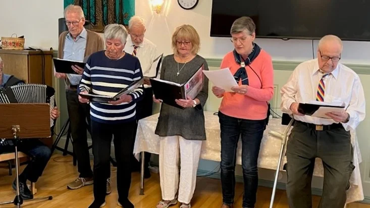 Kören Malmklang underhöll PRO Malmberget på deras höstlunch. De 50 matgästerna njöt av en god renköttsoppa lagad av Monica, Ulla-Britt, Lena och Märta. 