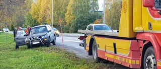 Olycka stoppade trafiken på Timmerleden