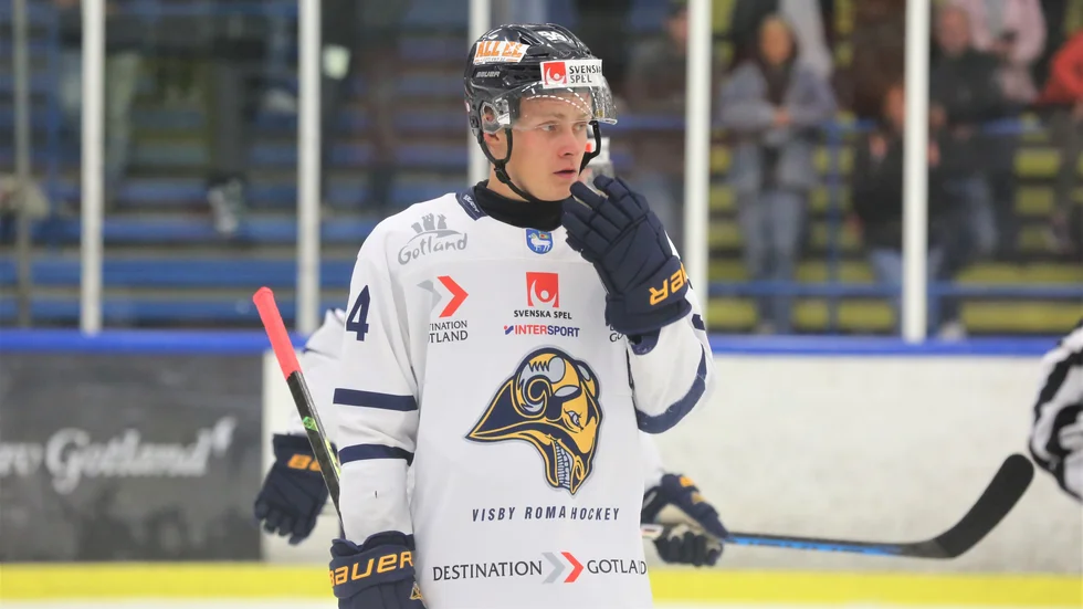 Wille Bärehag och hans Visby Roma föll med uddamålet mot Skövde.
