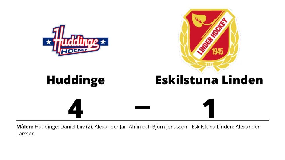 Huddinge IK vann mot Eskilstuna Linden Hockey