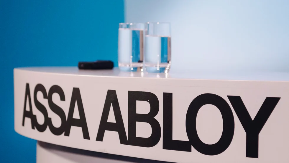 Delårsrapport från Assa Abloy. Arkivbild