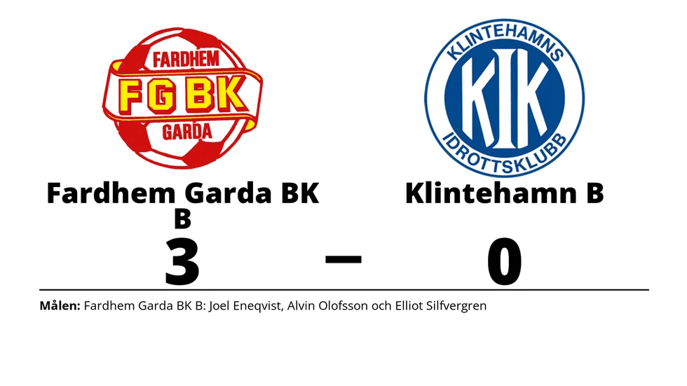 Fardhem Garda BK B vann mot Klintehamns IK B