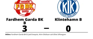 Fardhem Garda BK B säkrade avancemanget efter seger