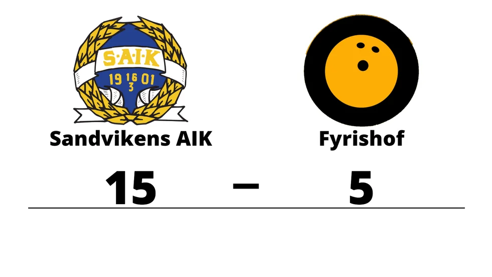 Sandvikens AIK BK vann mot Fyrishof BK