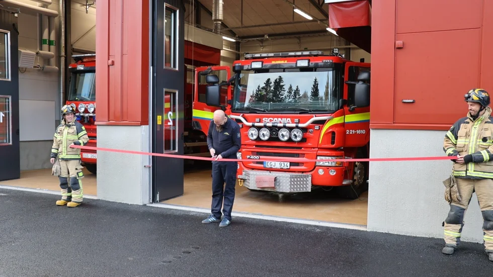 På torsdagen invigdes Almunge brandstation.