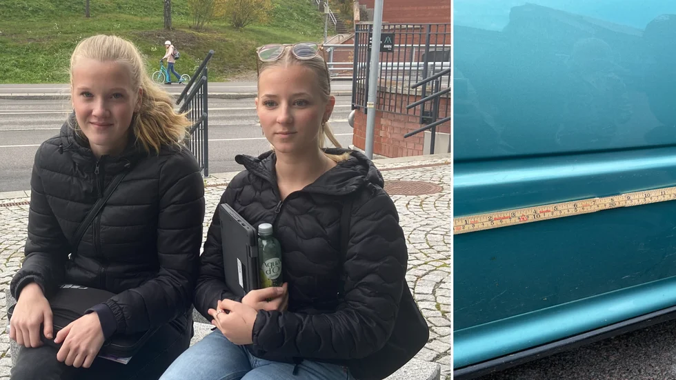 Wilma Eriksson och Felicia Berger Lidevad tillbringade marknadslördagen i och i närheten av den senares A-traktor, vilken fick skador i lacken då den attackerades av en besökare. Kompisarna, som är födda 2006, hade fått ett uppdrag av arrangörsklubben IK Viljan.