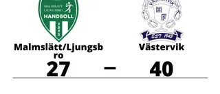 Västervik utklassade Malmslätt/Ljungsbro på bortaplan