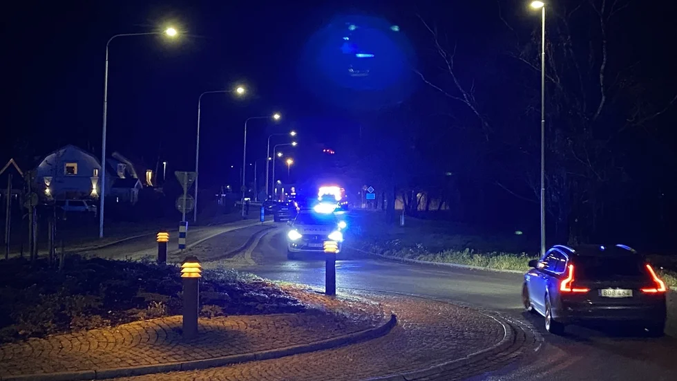 Polispådrag i Motala