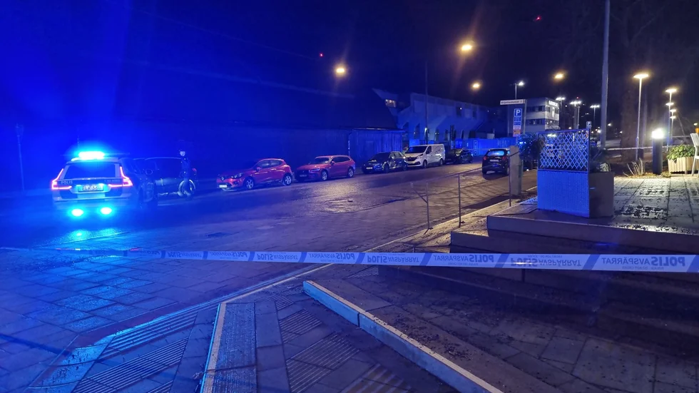 Här på Ektorpsgatan i Norrköping detonerade bomben den 21 februari i år.