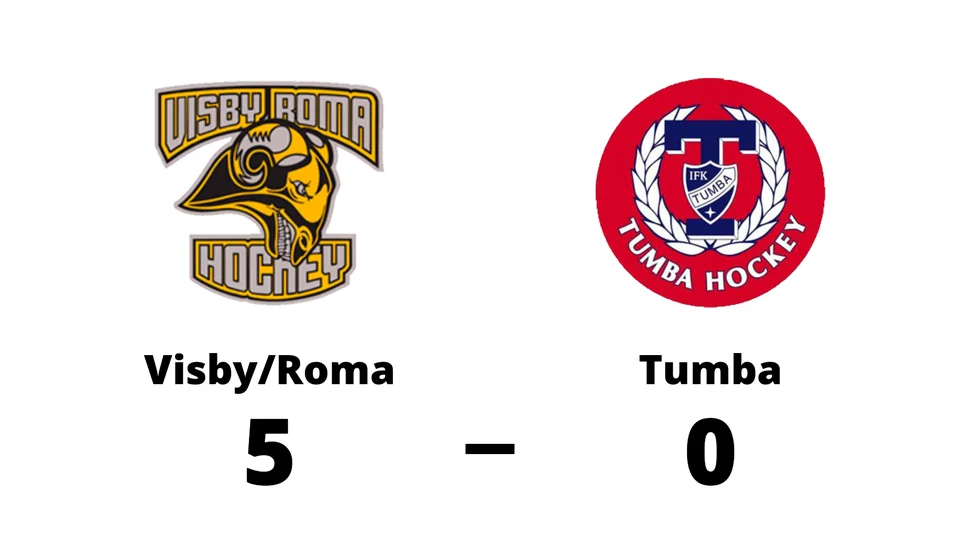 Visby/Roma HK vann mot IFK Tumba IK